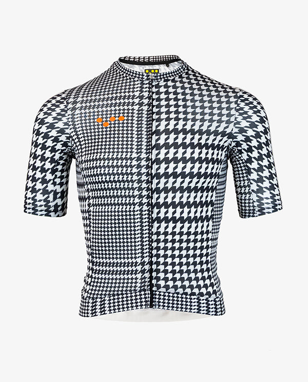 Pedla 車衣HoundsKNIT Training Jersey Monochrome 男款 黑白小千鳥格
