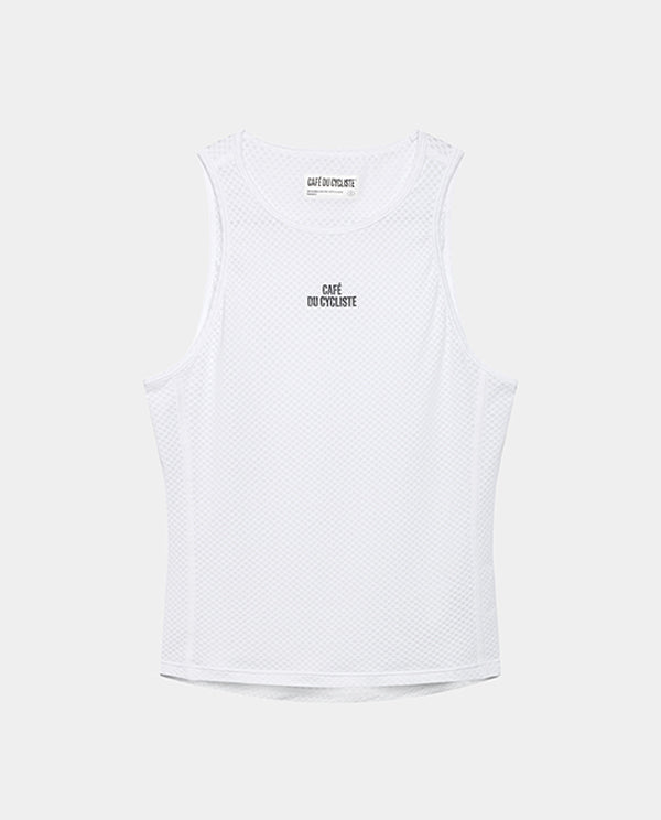 Café du Cycliste 底衫 Liliane Sleeveless Utralight Base Layer White 無袖 女款 白
