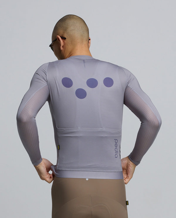 Pedla 薄長袖車衣 BOLD Essentials Air LS Jersey Light Grey 男款 灰