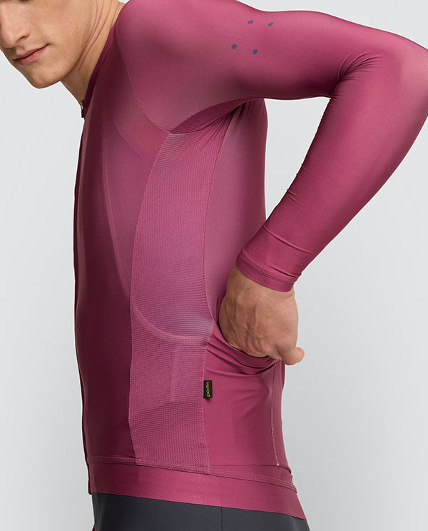 Pedla 薄長袖車衣 Essential Classic LS Jersey Rose 男款 粉