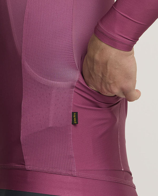 Pedla 薄長袖車衣 Essential Classic LS Jersey Rose 男款 粉