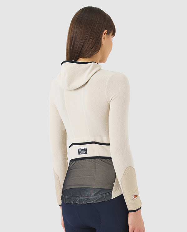 Café du Cycliste 車衣Audax Ingrid LS Jersey V2 PearlGrey 長袖 女款 米