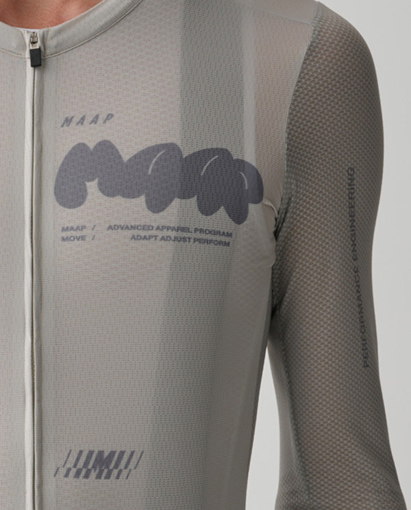 MAAP 車衣 Aerate Pro Air LS Jersey 3.0 Fog 薄長袖 男款 霧灰