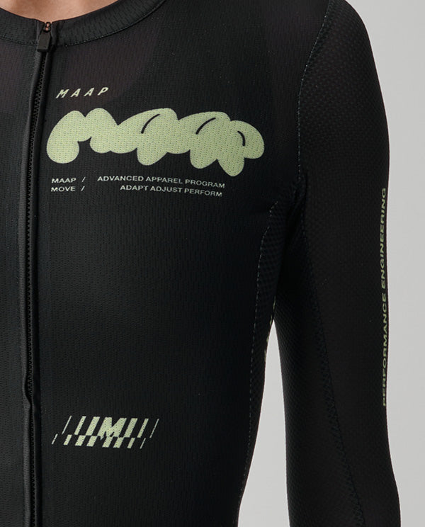 MAAP 車衣 Aerate Pro Air LS Jersey 3.0 Black 薄長袖 女款 黑
