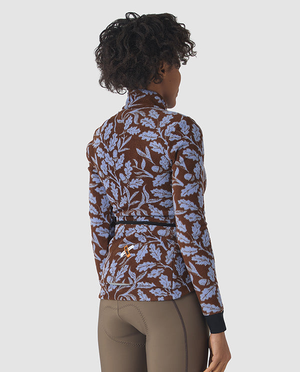 Café du Cycliste 車衣Solange Carob Verbena長袖 女款 櫟葉藍