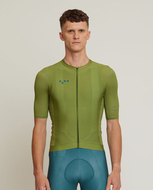 Pedla 車衣BOLD Classic Jersey Moss 男款 橄欖綠