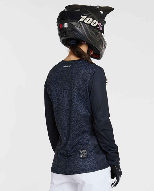 DHaRCO MTB Gravity Jersey Savannah長袖 女-黑豹