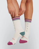 Pedla 車襪 Lightweight Socks - Heritage 復古條紋白