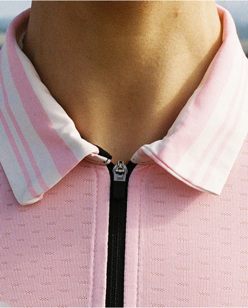 Pedla 車衣Heritage Retro Jersey Putty 女款 復古粉條紋