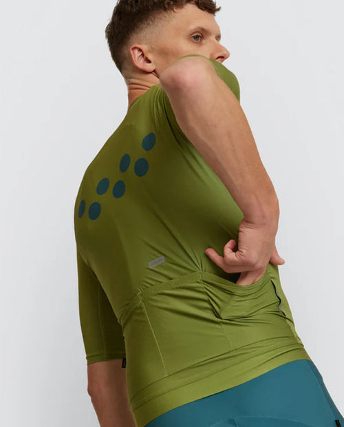 Pedla 車衣BOLD Classic Jersey Moss 男款 橄欖綠