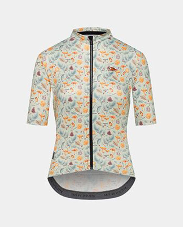 Café du Cycliste 車衣 Fleurette V2 Lightweight Jersey Chanterelle Agave 女款 草綠蕈菇