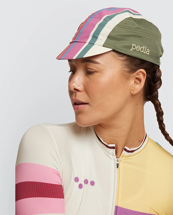 Pedla 小帽 Heritage Cap Almond Stripe 復古條紋