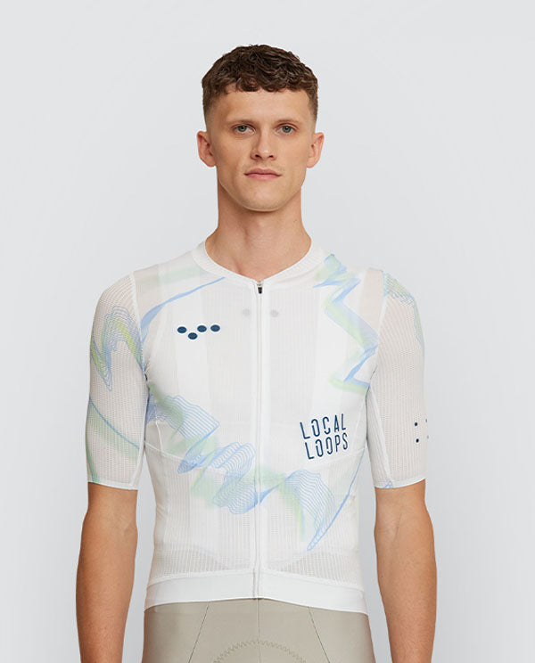 Pedla 車衣 Local Loops Air Jersey-White Sky 男款 白