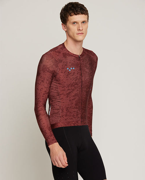 Pedla 薄長袖車衣 RideCamo Air LS Jersey Raisin 男款 棕