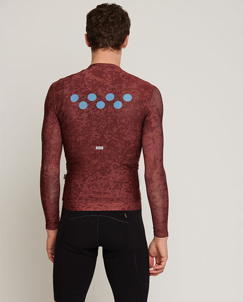 Pedla 薄長袖車衣 RideCamo Air LS Jersey Raisin 男款 棕