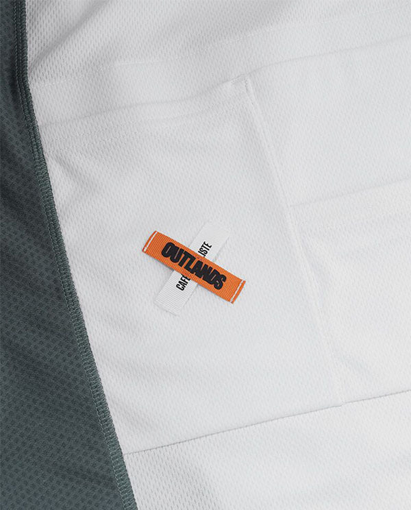 Café du Cycliste 車衣 Beatrice V2 Lightweight Jersey WhiteScotsPine 無袖 男款 白松綠