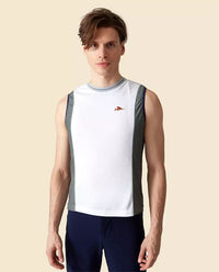 Café du Cycliste 車衣 Beatrice V2 Lightweight Jersey WhiteScotsPine 無袖 男款 白松綠