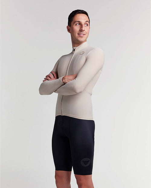 Black Sheep 黑羊 中量車衣 Light Thermal LS Jersey OFW 男款 長袖 消光白