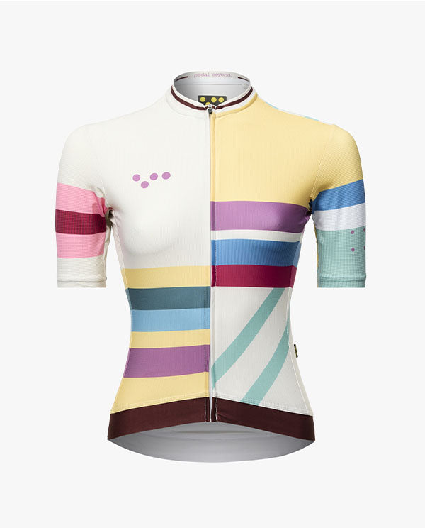 Pedla 車衣Heritage Classic Jersey Multi Stripe 女款 復古條紋