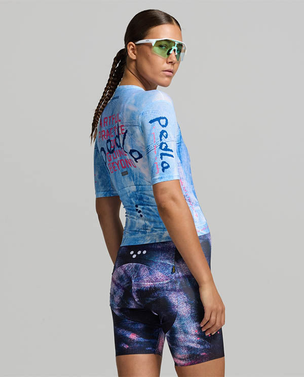 Pedla 車衣 Denim Classic Jersey Blue Fade 女款 單寧藍