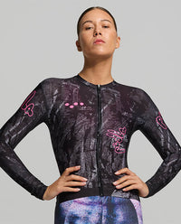 Pedla 薄長袖車衣 Denim Classic LS Jersey Black Etch 女款 斑駁黑