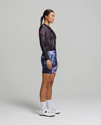 Pedla 薄長袖車衣 Denim Classic LS Jersey Black Etch 女款 斑駁黑