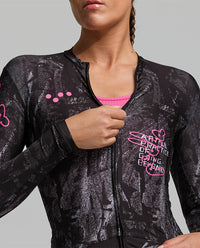 Pedla 薄長袖車衣 Denim Classic LS Jersey Black Etch 女款 斑駁黑