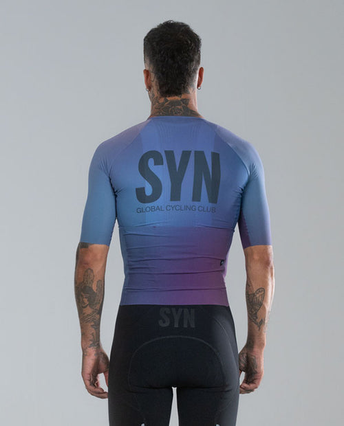 Biehler 車衣 PRO Tech Jersey Blur 男款 漸層藍