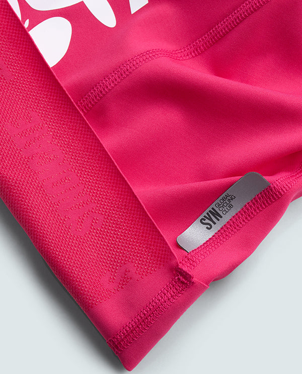 SYN 車褲 Pro Team Bib Shorts Coral Pink 男款 亮紅