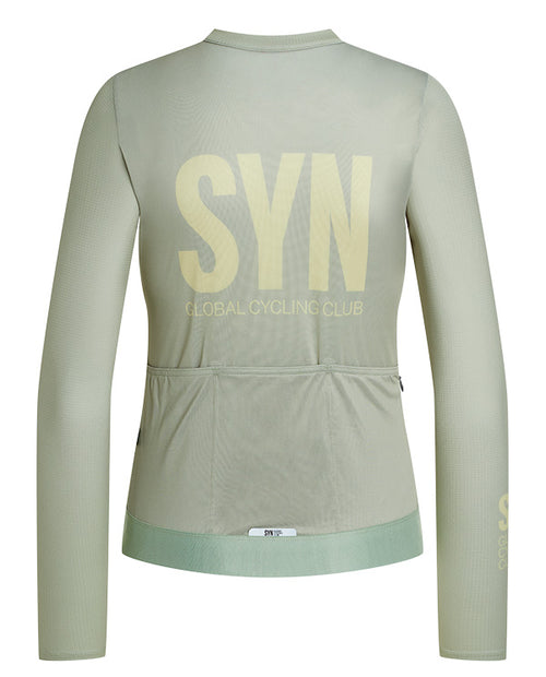 Biehler 薄長袖車衣 Pro LS Jersey Lizzard 女款 草綠