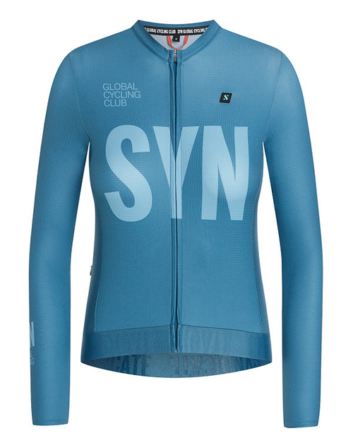 Biehler 薄長袖車衣 Pro LS Jersey Venice 女款 藍