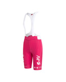 SYN 車褲 Pro Team Bib Shorts Coral Pink 女款 亮紅