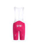 SYN 車褲 Pro Team Bib Shorts Coral Pink 女款 亮紅