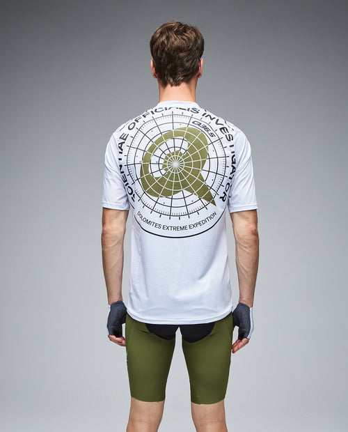 Q36.5 機能短Tee Adventure Tech T-shirt Dolomites Extreme White 白