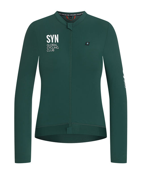 Biehler 中量長袖車衣Training Native L/S Jersey Forest 女款 森綠