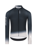 Q36.5 薄長袖車衣Gregarius Hybrid Light Collar Fade Long Sleeve Jersey Black 男款 黑