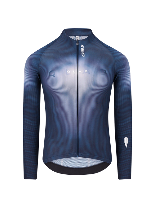 Q36.5 薄長袖車衣Gregarius Hybrid Light QLAB LS Jersey Nautica Blue 男款 藍