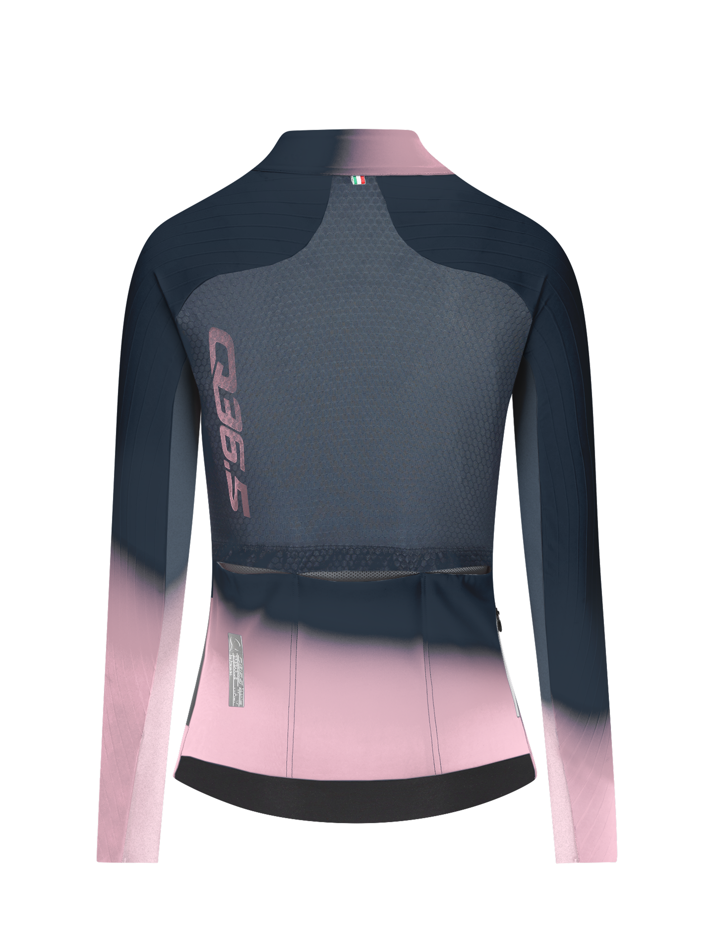 Q36.5 薄長袖車衣Gregarius Hybrid Light Collar Fade Long Sleeve Jersey Nautica Blue 女款 深藍