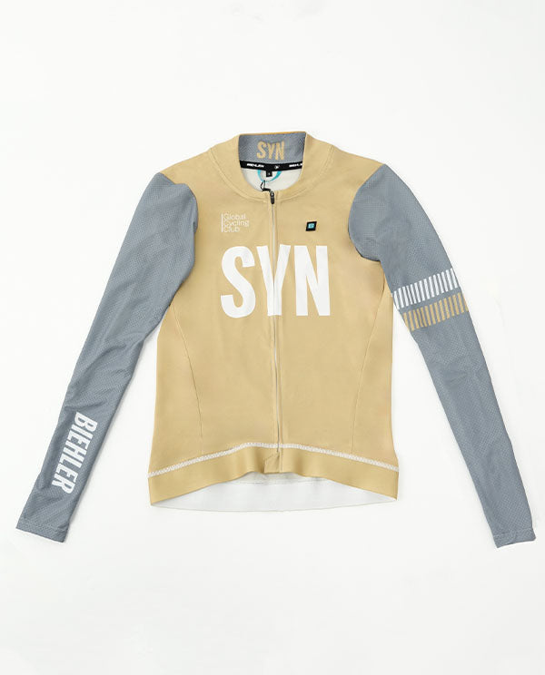 Biehler 薄長袖車衣 SYN Aero LS Jersey Gold Grey 男款 灰金