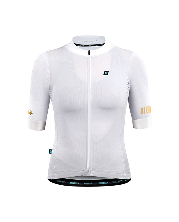 Biehler 車衣 Superme Jersey White Gold 女 白