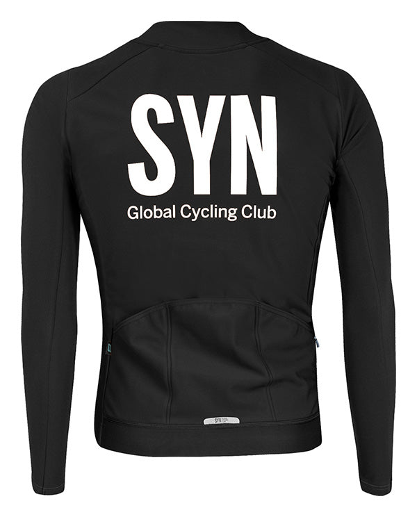 Biehler 車衣SYN Thermal Rain LS Jersey Black 防雨保暖 男款 黑