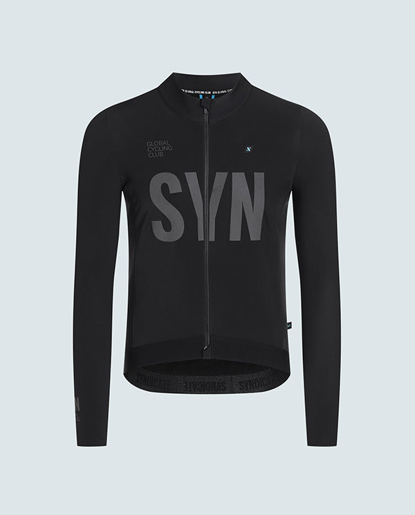 Biehler 車衣 Pro Thermal LS Jersey Black Reflective 保暖長袖 男款 黑