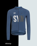 Biehler 車衣 Pro Thermal LS Jersey Dusk Reflective 保暖長袖 男款 藍