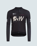 SYN 車衣 Pro Team Shield Jersey Ace 保暖長袖 男款 深灰