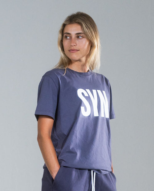 Biehler T-Shirt Urban Logo Pale 灰紫