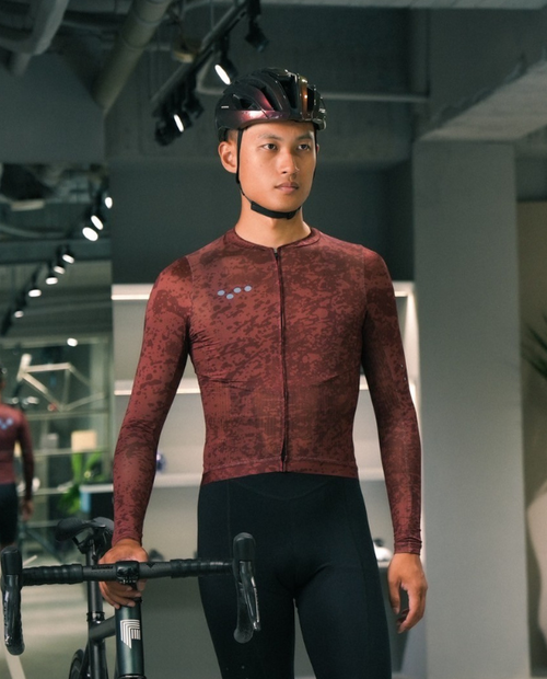 Pedla 薄長袖車衣 RideCamo Air LS Jersey Raisin 男款 棕
