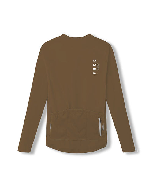 Pedal Mafia 薄長袖車衣Pedal MafiaCC Brown客製 男款 棕