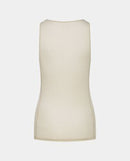 Café du Cycliste 底衫 Lillane Sleeveless Utralight Base Layer Pearl Grey 無袖 女款 珍珠白