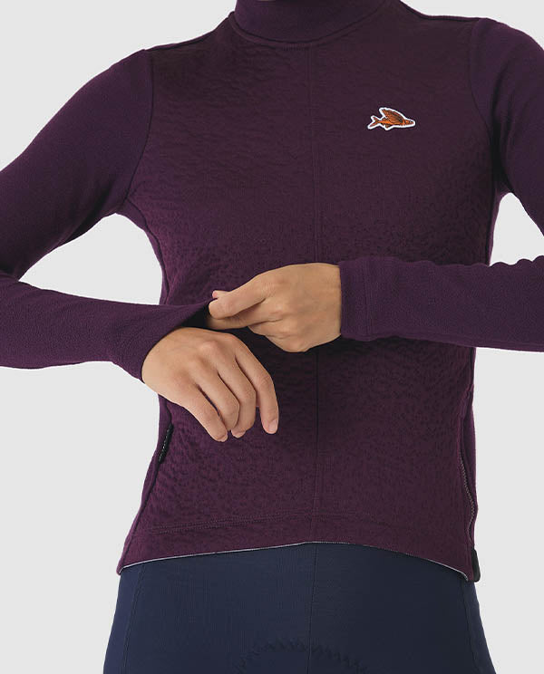 Café du Cycliste 車衣 Lydia LS Jersey Quetsche 長袖 女款 紫