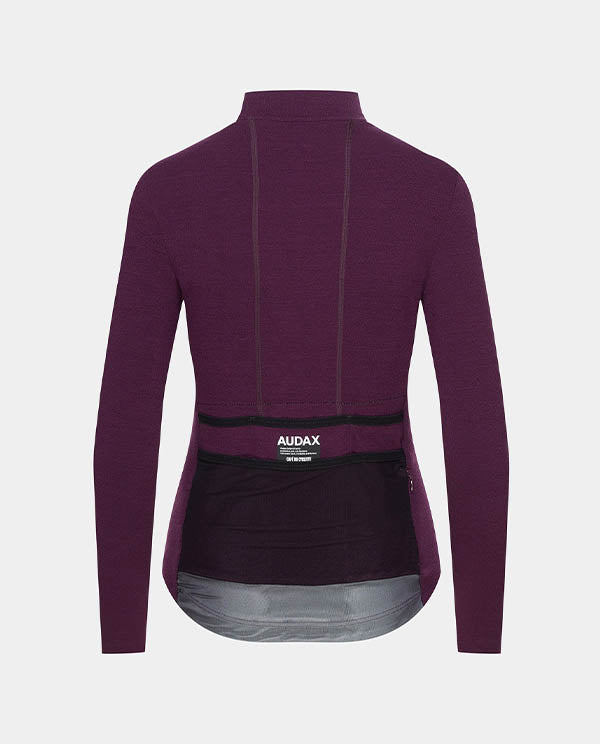 Café du Cycliste 車衣 Lydia LS Jersey Quetsche 長袖 女款 紫